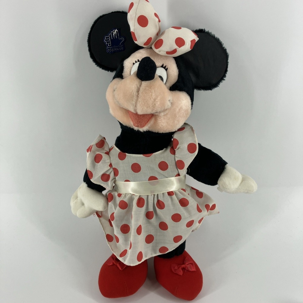 Rare Minnie Mouse Disneyland Walt Disney Store Applause 17" Vintage Plush